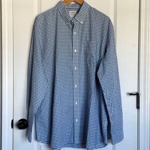 L.L. Bean Blue Checkered Shirt